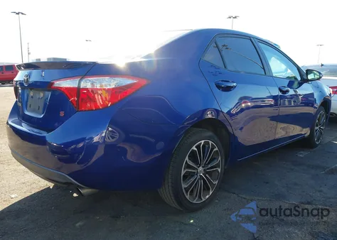 2015 Toyota Corolla S Plus из США, поврежденный, VIN 5YFBURHE1FP342637